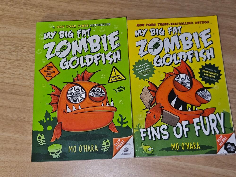 My Big Fat Zombie Goldfish Paperback Books 1 & 3